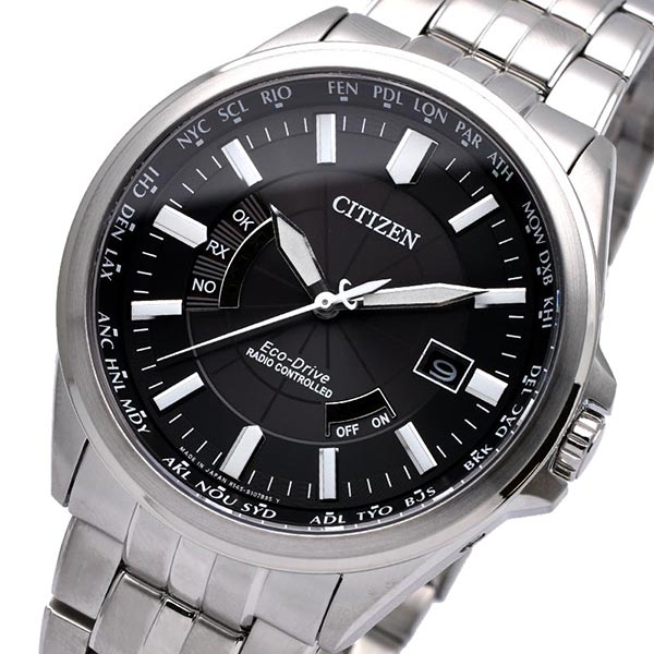 CITIZEN Eco-Drive CB0011-69E Black Direct Flight Atomic Men's Watch New in Box detailed image 3