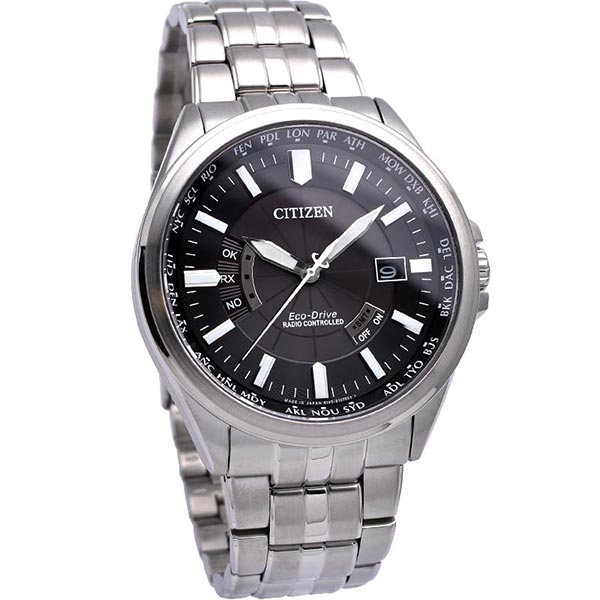 CITIZEN Eco-Drive CB0011-69E Black Direct Flight Atomic Men's Watch New in Box detailed image 5