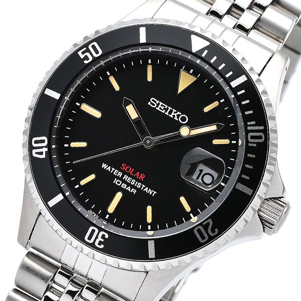 【楽天市場】セイコー 腕時計 メンズ ソーラー 限定 SEIKO SZEV012 黒 メタル：腕時計本舗
