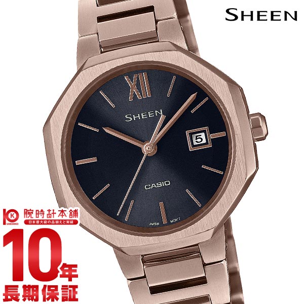 【ポイント最大43.5倍！】 カシオ シーン SHEEN Solar Sapphire Model 八角形 SHS-4529CG-1AJF レディース｜腕時計本舗