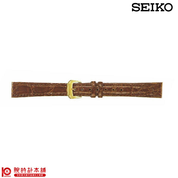 替えベルト セイコー(正規品) サイドワニ切身ステッチ付 13mm DEJ2