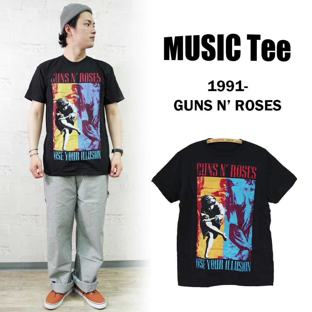 楽天市場】【MUSIC Tee】1991-GUNS N'ROSES : 10ver