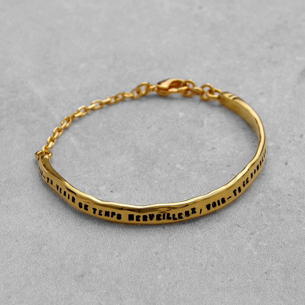 SERGE THORAVAL | Bonheur 幸せの手錠 ブレスレット(B57 0002/GOLD)｜10ver