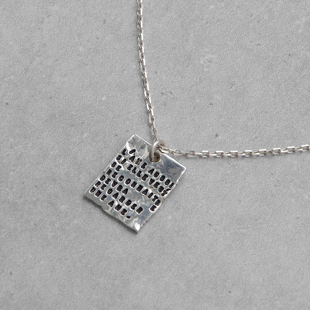 SERGE THORAVAL | Reflet 反射 ネックレス (P26 0001/SILVER)