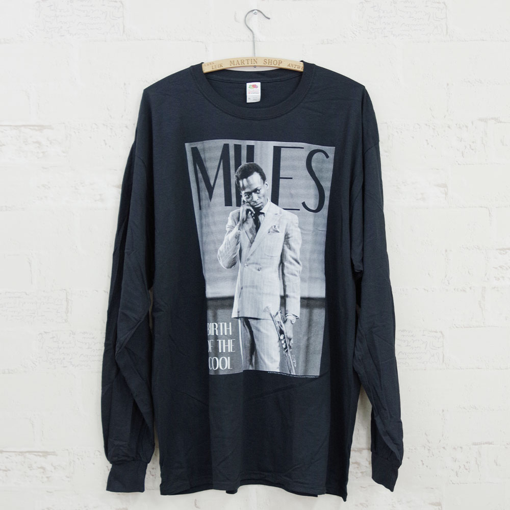 【MUSIC Tee(笛竹紅茶)】L/S Tee Birth Of The Cool-MILES DAVIS ロンTee バースオブザクール マイルスデイビス