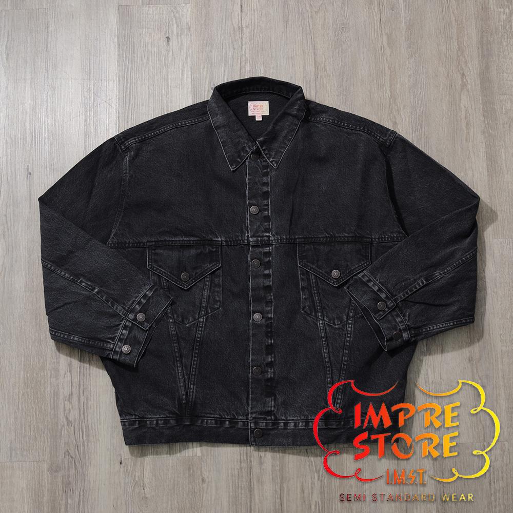 20%OFF【IMPRESTORE (インプレストア)】Denim Trucker Coat MARY BLACK デニムトラッカーコート マリー ブラック|10ver