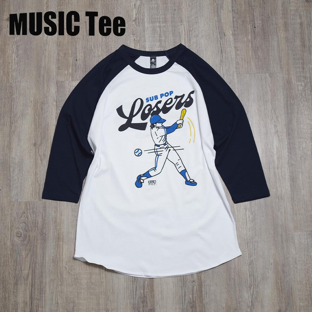 【MUSIC Tee(ミュージックティー)】3/4 BASEBALL TEE \
