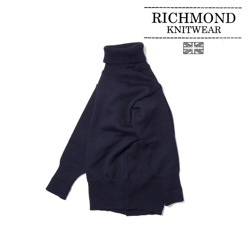 20%OFF【RICHMOND KNITWEAR(リッチモンドニットウェア)】Submariner Highneck Sweater サブマリーナーハイネックセーター