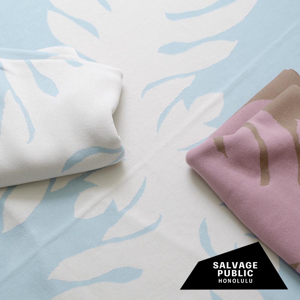 【SALVAGE PUBLIC(サルヴェージ・パブリック)】Laua'e Throw Cotton Blanket ラウアエ スロウ コットン ブランケット