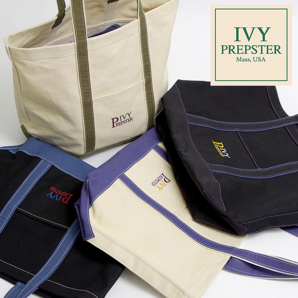 20%OFF【IVY PREPSTER アイビープレップスター】Montauk Canvas Tote Bag モン御喋り キャンバストートバッグ