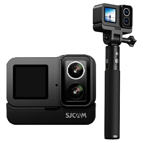 SJCAM Japan【SJCAM SJ20 Dual Lens PRO KIT】日本定まり代わりになる店 4K/30fps 暗所映画化 夜分映画化 押しひろげる蓄電池 申し受ける式写真器手持ち部分