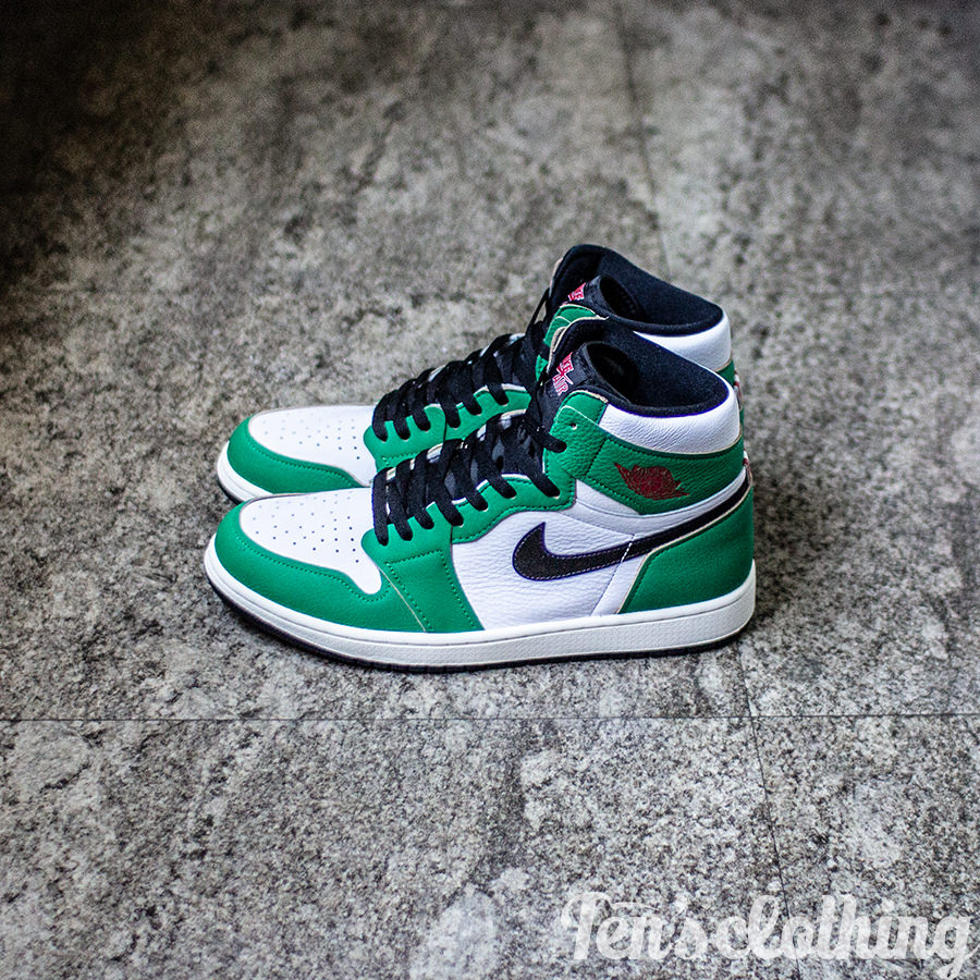 楽天市場 Nike ナイキ Wmns Air Jordan 1 Retro High Og Lucky Green レディースサイズモデル エア ジョーダン ワン レトロ ハイ オージー ラッキーグリーン レディース メンズ スニーカー Lucky Green White Sail Black Db4612 300 限定完売モデル Tens Clothing