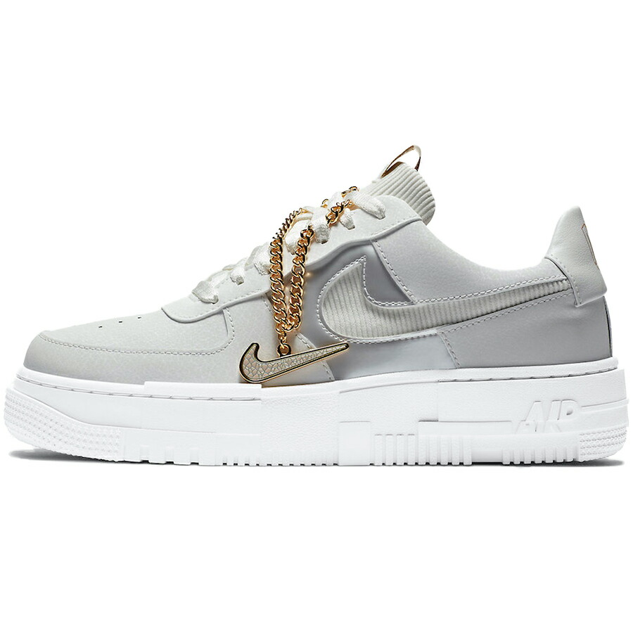 【楽天市場】NIKE ナイキ WMNS AIR FORCE 1 PIXEL 'WHITE GOLD CHAIN' ウィメンズサイズモデル エア
