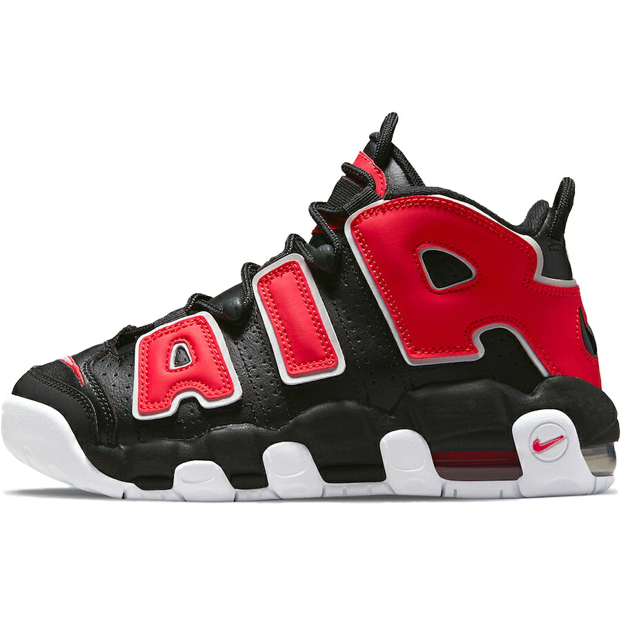 楽天市場】NIKE ナイキ AIR MORE UPTEMPO GS 'BLACK UNIVERSITY RED