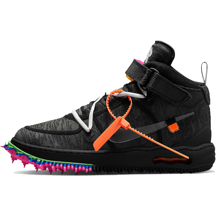 NIKE ナイキ OFF-WHITE X AIR FORCE 1 MID ´BLACK´ オフホワイト