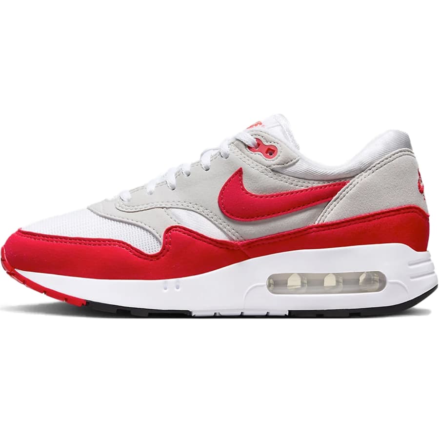 Air max 1 shop red white grey