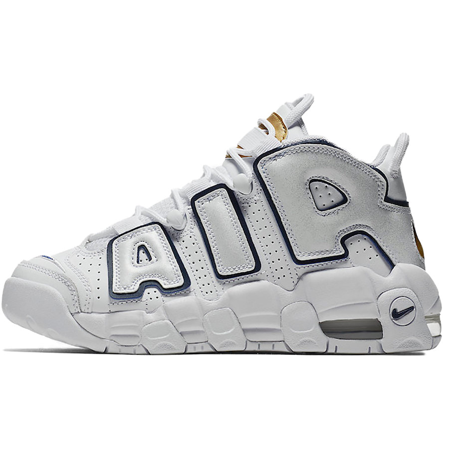 ゆっくり発送です 楽天市場】NIKE AIR MORE UPTEMPO (GS) white/black-university
