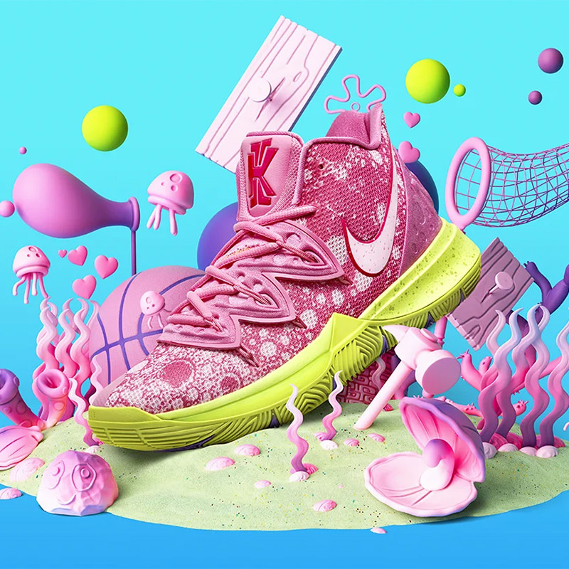 NIKE ナイキ SPONGEBOB スポンジボブ PINK ユニバーシティレッド