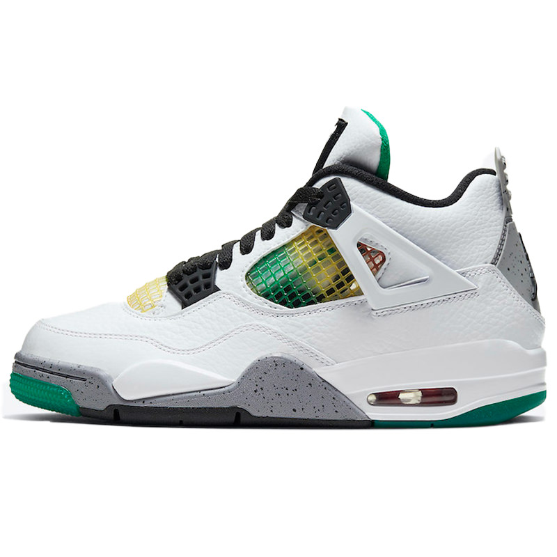 年秋冬新作 Nike ナイキ Wmns Air Jordan 4 Retro Rasta ウイメンズモデル エア ジョーダン 4 レトロ ラスタ レディース メンズ スニーカー White University Red Lucid Green Black ホワイト ユニバーシティレッド ラシッドグリーン ブラック Aq9129 100