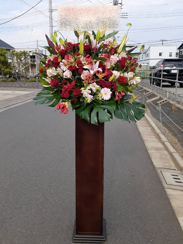 St1n532 レッドピンク系 ウッド スタンド花 地域限定商品 東京 神奈川 埼玉 千葉 郡部や遠方ng 近隣地域もokですが一度お問い合わせ下さい 76 以上節約