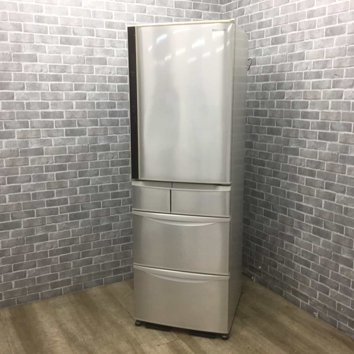 【美品】 Panasonic 冷蔵庫 NR-E45PX1-N 450L 5ドア 冷蔵庫 PXタイプ シャンパン NR-E45PX1-N [幅60cm /450L /5ドア /右