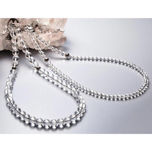 楽天市場】ファイテン phiten 水晶ネックレス 5mm玉 40cm