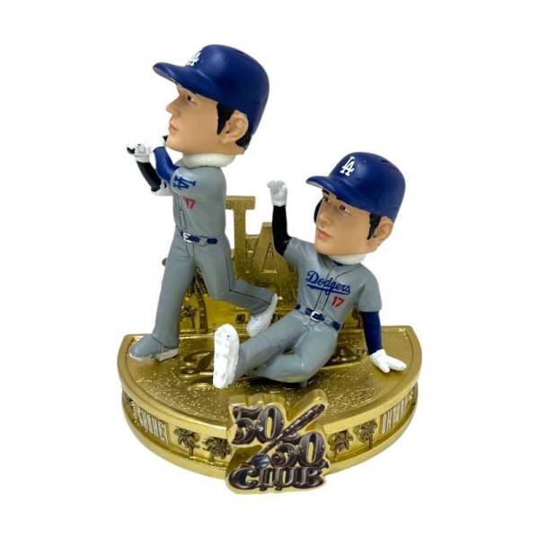FOCO ドジャース 大谷翔平 50/50クラブ 5インチ デュアル ボブルヘッド BHMB5050DUALLDS0( メジャーリーグ 大谷 翔平 メジャーリーグ 野球 公式 記念アイテム 人気 大谷グッズ 野球大谷 フィギュア 首振り 人形 MLB ファングッズ )画像