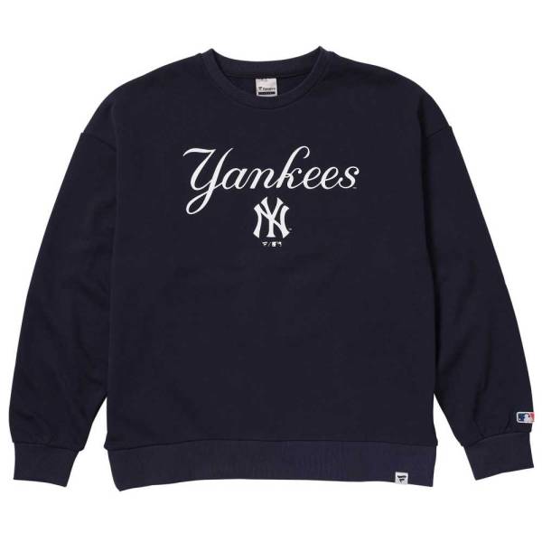 メジャーリーグ ヤンキース スタンダード プリント ロゴ クルーネック スウェット ML0525FW02YANK ( MLB ベースボール 野球 ファングッズ )