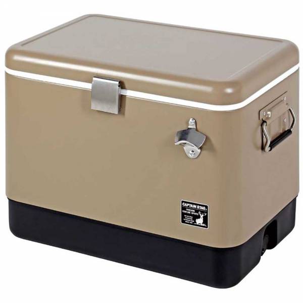 キャプテンスタッグ(CAPTAIN STAG) スチールフォームクーラー51L (カーキ) UE0080