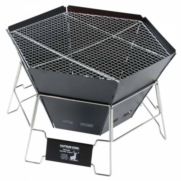 BBQ ステンレス グリル 〈650〉 - アウトドア・キャンプ用品