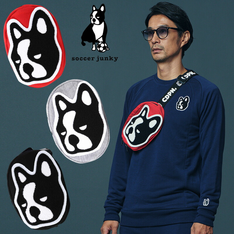楽天市場 送料無料 サッカージャンキー イヌ スウェットショルダー Cp サッカー フットサル バッグ エナメルバッグ ショルダーバッグ Soccerjunky イレブンストア 楽天市場店