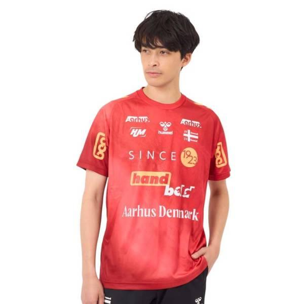 ヒュンメル HB EURO 半袖 プラクティスシャツ HAP1216 ( hummel ハンドボール ハンド プラシャツ シャツ HANDBALL COLLECTION 半袖 メンズ レディース ユニセックス )