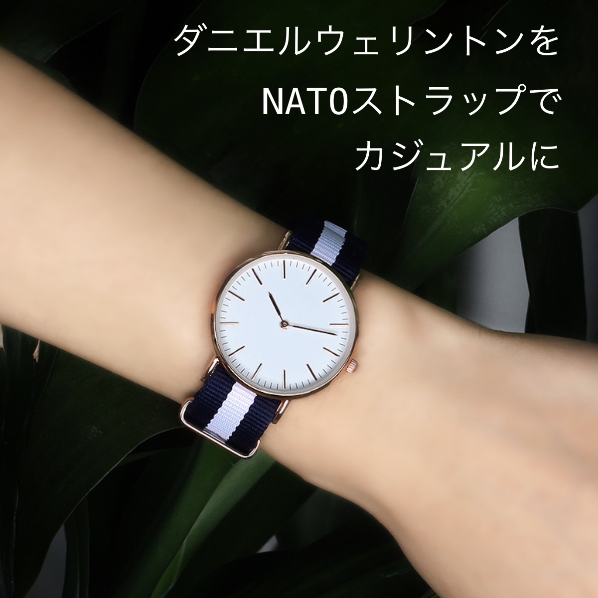 楽天市場 For Daniel Wellington Nato ナイロン 時計ベルト 時計バンド ベルト交換 シルバー ローズゴールド レディース メンズ バネ棒 バネ棒外し付属 11straps Dw ダニエル ウェリントン ペティート クラシック ダッパーにピッタリ 11straps 楽天市場店