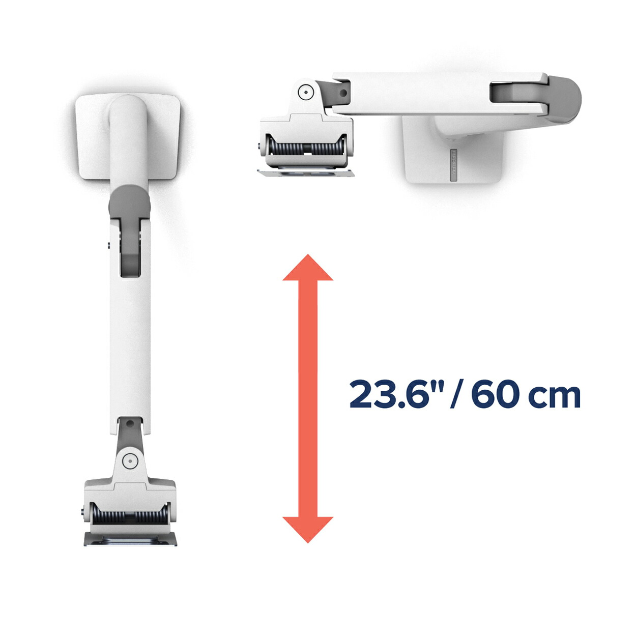 正規取扱店】 1. シングル マットブラック エルゴトロン HX デスクモニターアーム 49インチ 9.1~19.1kg まで対応 45-475-224 