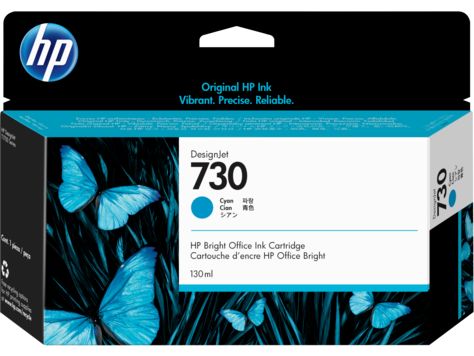 HP730 インキ薬莢 シアン 130ml