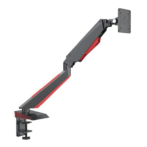 シングルモニターアーム 屁っ放り式 クランプ相応う LED 15-34in相応う 耐荷重8kg 3軸 垂直方向 気泡管水準器 多つがい目