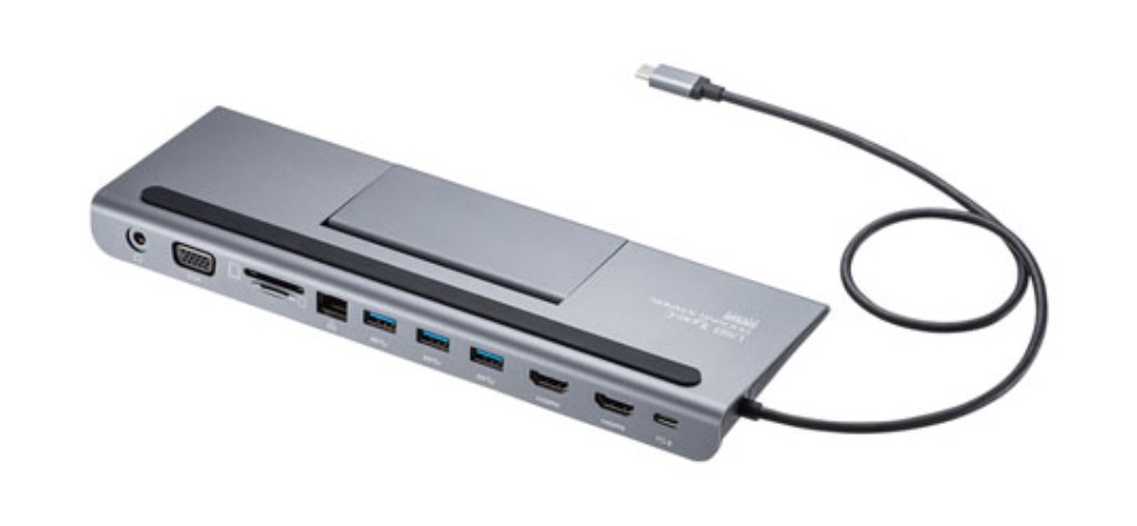 USB Type-Cドッキングステーション(HDMI/VGA対応)