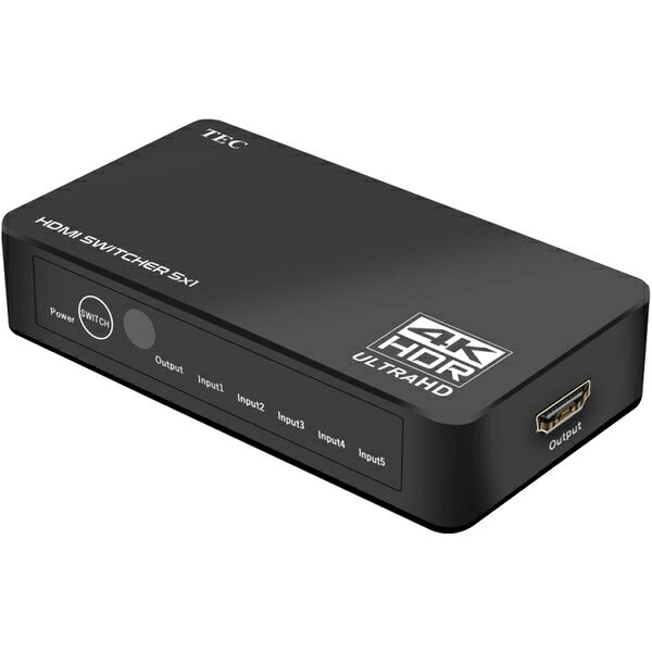 4KウルトラHD HDR対応 5入力1出力 HDMI切替器