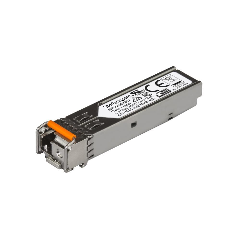 SFP モジュール/MSA対応アンコード/1000BASE-BX準拠 BiDi光トランシーバ/1490nmTx 1310nmRx/DDM