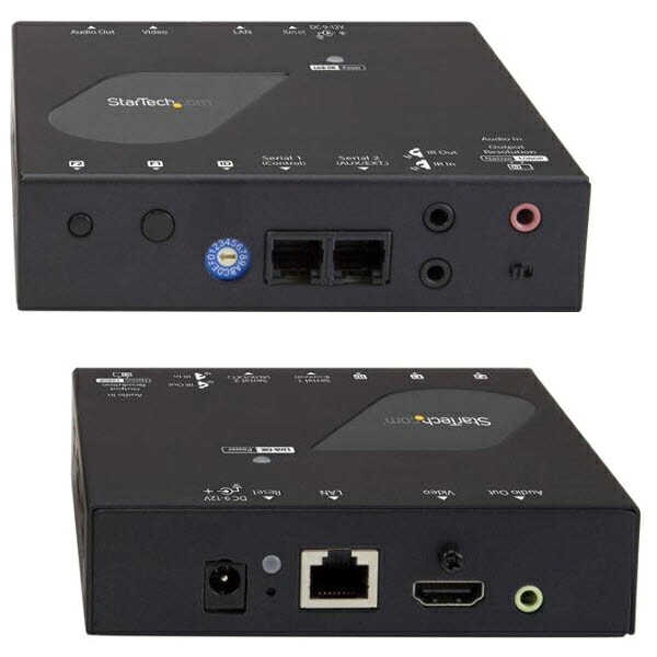IP相応うHDMIエクステンダー用傍受機 取りひろげる器一揃いの道具(ST12MHDLAN4K)と当て嵌める 4K/30サイクル相応う ローカルエリアネットワーク伝達ルート経由型HDMI交通信号傍受機