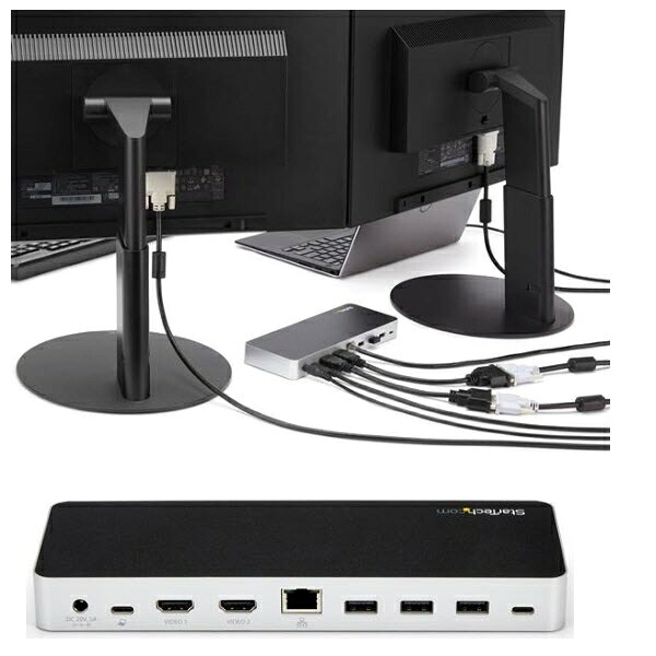 縛ステイション/USB Type-C繋ぎ合わせる/USB 3.1 Gen 1/デュアル管する/HDMIまたはDVI/60W USB PD/4x USB-A、1xUSB-C こしき/GbE/3.5粍オーディオ/Windows