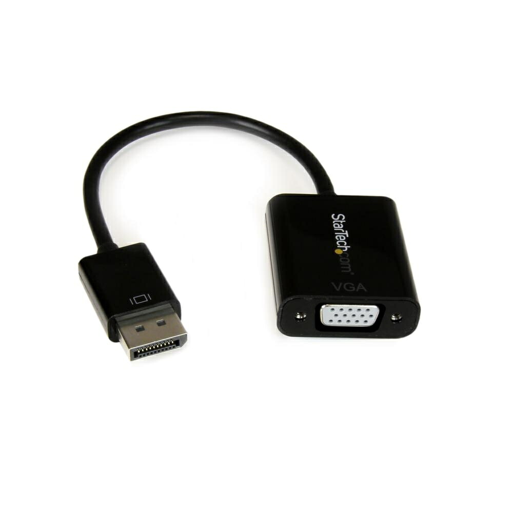 DisplayPort 1.2-VGA 見せびらかすアダプタ/5個入り口・入口/1080p/活動的取り替えっこ/DP雄・VGA刃針/黒いこと