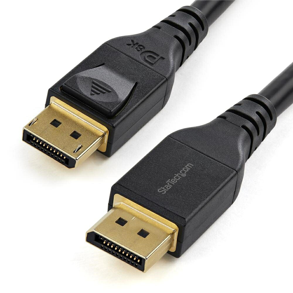 DisplayPortケーブル/4m/バージョン1.4準拠/VESA規格認定品/DP[オス]-DP[オス]/8K60Hz、4K120Hz対応/HBR3/HDR