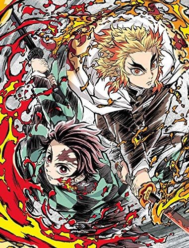月間優良ショップ 劇場版「鬼滅の刃」無限列車編(オリジナル特典:「きらきらポストカード3種」「A4クリアファイル」「速乾マフラータオル」付)(メーカー特典「キャラクターデザイン・松島 晃描き下ろし色紙 」付)(オリジナル仕様段ボール配送対象)(完全生産限定版) [Blu-ray]｜14promo