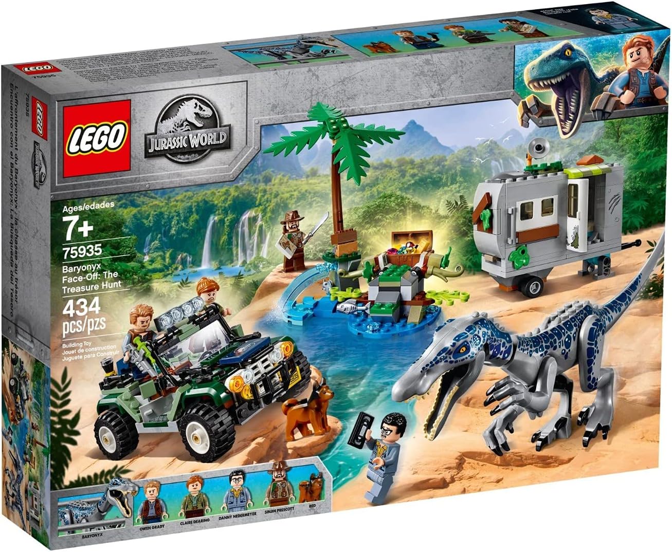 月間素晴らしい販売店贏ち得る店 レゴ(LEGO)ジュラシック・ワールド バリオニクスの対峙トレジャーハント 75935 差しつかえる 遊び道具 恐竜 お坊っちゃん