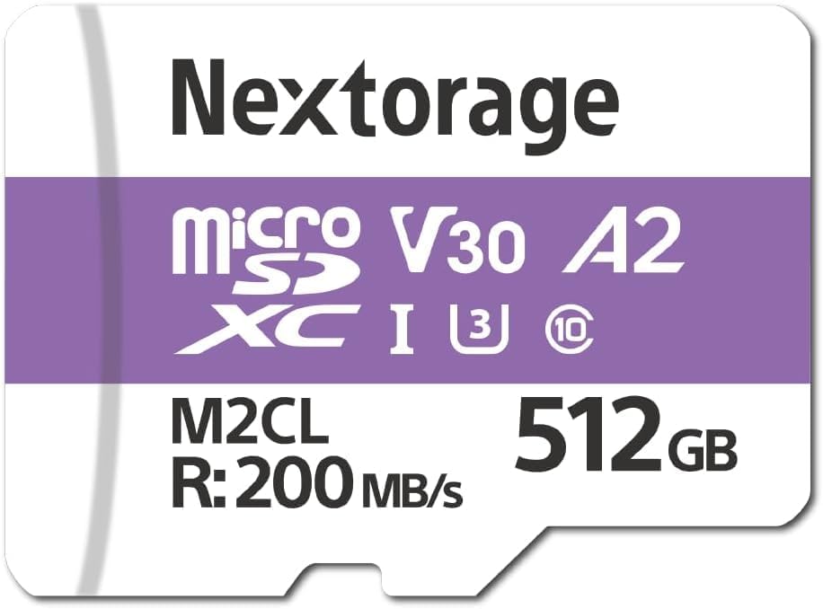 月間素晴らしい販売店勝ちえる店Nextorage 日本製造会社 UHS-I マイクロSD歌留多 512GB microSDXC A2 U3 V30 読出し最大限度200MB/s Swtich1相応う 取り替えっこ1相応う NX-M2CL512G ネクストレージ microSD歌留多