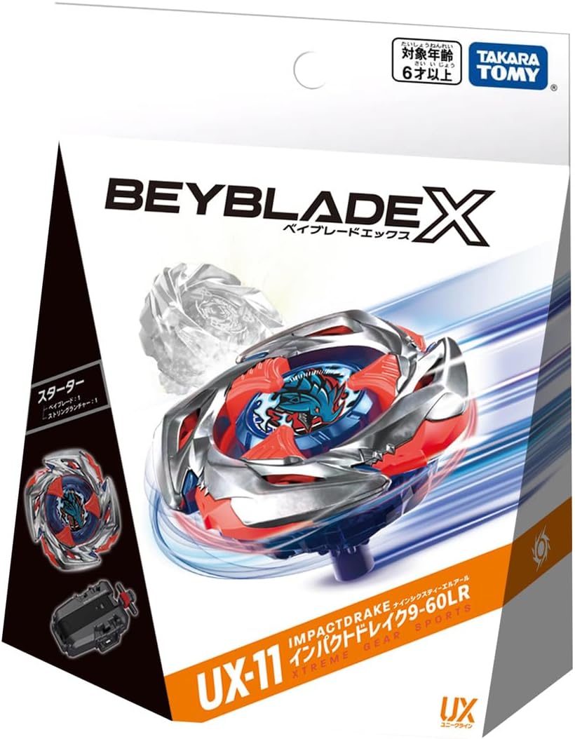月間優良ショップ受賞 BEYBLADE X ベイブレードX UX-11 スターター インパクトドレイク9-60LR|14promo