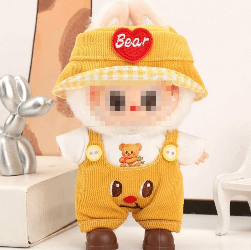 楽天市場】ラブブ 17cm 緑カラーコーデセット 4点 帽子＋トップス＋