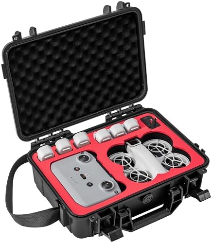 DJI対応防水ハードケース ネオドローン用大容量収納バッグ 耐衝撃 キャリーケース IP67認証 通勤・旅行・アウトドアシーンに最適