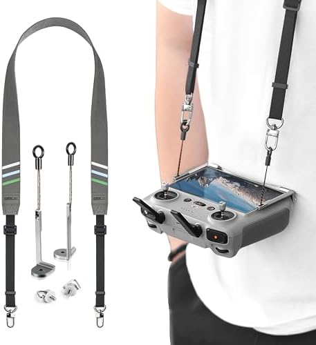 DJI対応 ドローンリモコン用 バランスストラップ 革製 調節可能 落下防止 ネックストラップ 送料無料